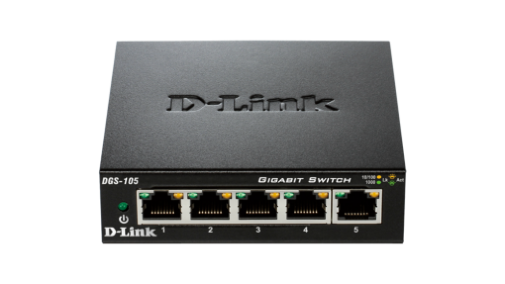 Switch 5 port 1Gb D-Link