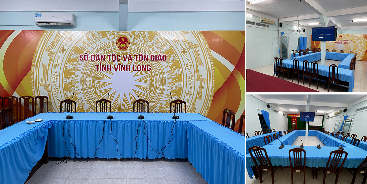 PHÒNG HỌP TRỰC TUYẾN SỞ DÂN TỘC VÀ TÔN GIÁO TỈNH VĨNH LONG